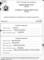 GEOGRAPHIC INFORMATION SYSTEMS SPECIALIST (GISS) TASK BOOK